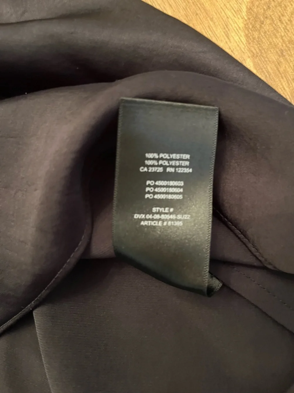 Wilfred Black Mini Slip Dress size Medium - Picture 7 of 8